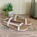 Madewell Shoes | Madewell Espadrille Leather Sandal - New | Color: Cream/White | Size: 9.5