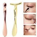 Applicateur de crème pour les yeux en métal rouleau pour les yeux bâton de Massage spatules