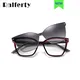 Ralferty – lunettes de soleil à aimant polarisé pour femmes yeux de chat Clips 2 en 1 nuances 0
