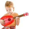 Ukulele pour enfants débutants forme Orange Instrument de musique jouet guitare fraise pour