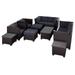 Barbados 12 Piece Sectional Seating Group with Cushions
