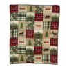 Cedar Lodge Microfiber Throw Blanket from Your Lifestyle by Donna Sharp