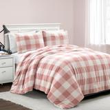 Lush Decor Plaid Ultra Soft Faux Fur Light Weight All Season Kids Back To Campus Comforter Set