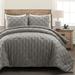 Lush Decor Ravello Pintuck 100 Percent Cotton Comforter Set
