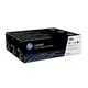 HP 128A Toner authentique CF371AM - Pack 3 couleurs