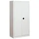 Armoire monobloc Tanker H. 198 x L. 100 cm corps gris portes gris