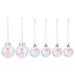 6Pcs Christmas Tree Pendants Decorative Pendants Christmas Ornaments (Assorted Color)