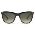 TOMS Women's Sunglasses Victoria Black Tort Fade-Gold Frame And Deep Olive Gradient Lens Sunglass