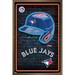 MLB Toronto Blue Jays - Neon Helmet 23 Wall Poster 22.375 x 34 Framed