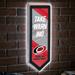 Evergreen Ultra-Thin Glazelight LED Wall Decor Pennant Carolina Hurricanes- 9 x 23 Inches Made In USA