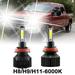 H8 H9 H11 LED Headlight Super Bright Bulbs 8000LM 80W HIGH/LOW Beam 6000K hu