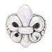 Royal Lis,'Fleur-De-Lis Sterling Silver Cocktail Ring from Bali'