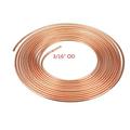 1PC Steel Zinc+Copper Nickel Brake Line Tubing Kit 3/16 OD 50 Ft Coil Roll Tube