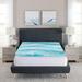 BodiPEDIC 3" Gel Swirl Memory Foam Mattress Topper Memory Foam | 83 H x 71 W x 3 D in | Wayfair 75164