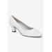 Wide Width Women's Ballari Pump by Easy Street in White (Size 11 W)