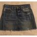 American Eagle Outfitters Skirts | American Eagle Outfitters Blue Jean Mini Skirt Women's Size 4 | Color: Blue | Size: 4