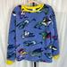 Disney Tops | Disney Parks Pluto Sherpa Fleece Pullover Sweatshirt, Size Small | Color: Blue/Yellow | Size: S