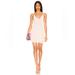 Free People Dresses | Free People Gold Rush Mini Dress | Color: Pink/White | Size: Xs