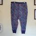 Anthropologie Pants & Jumpsuits | Anthropologie Saturday Sunday High Rise Samia Zip Joggers Size 3x | Color: Blue/Purple | Size: 3x