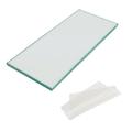 SCOTTCHEN Flat Glass Lapping Plate Sharpening System Dead Flat Float Plate Glass For Sharpening 5-1/8in W x 11-7/8in L x 3/8in T -1pcs