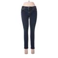 Gap Jeans - Low Rise Skinny Leg Denim: Blue Bottoms - Women's Size 28 - Dark Wash