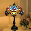 Lampe de bureau Tiffany de style méditerranéen lampes de table antiques pour restaurant bar salle