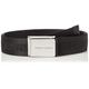 Tommy Jeans Damen TJW Fashion Webbing Belt 3.0 AW0AW11862 Gürtel, Schwarz, 85