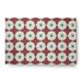 Simply Daisy 4 x 6 Ligonberry Red Button Up Spring Chenille Indoor/Outdoor Rug