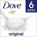 Dove Beauty Bar Gentle Skin Cleanser Original Made With 1/4 Moisturizing Cream Moisturizing for Gentle Soft Skin Care 3.75 oz 6 Bars (Pack of 8)