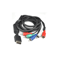Silver HD Component AV Video-Audio Cable New HD Component Cable Compatible for SONY Playstation 2 3 PS2 PS3