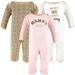 Hudson Baby Infant Girls Cotton Coveralls Leopard Mamas Mini 3-6 Months