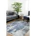 BESPOKY Modern Area Rug Home Decor Carpet Rectangle Room Carpets Blue Modern Rug Home Decorative Rugs for Living Room Aesthetic Rugs for Nursery Room Bedroom Rugs Oryol