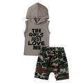 2t Girl Clothes My Auntie Loves Baby Clothes Girl Boys Print Outfits Tops Kids Hoodie Toddler Shorts Baby Set Camouflage Letter Girls Outfits&Set Baby Girl Christening Outfit Set