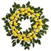 Nearly Natural 24 Lemon Wreath
