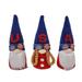 wofedyo christmas decorations Day Handmade USA Veterans Patriotic OfJULY 4th Decoration 3Pcs Ornaments Decoration & Hangs