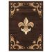 5 ft. 3 in. x 7 ft. 6 in. Bristol Barnsley Brown Rectangle Area Rug