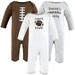 Hudson Baby Infant Boys Cotton Coveralls Touch Down 3-6 Months