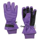 Hudson Baby Unisex Snow Gloves Purple 4-5 Years