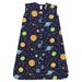 Hudson Baby Infant Cotton Sleeveless Wearable Sleeping Bag Sack Blanket Solar System 0-6 Months