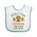Inktastic Babys First Christmas 2022 Gingerbread Boys or Girls Baby Bib