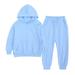 Winter Savings Clearance! Stamzod 12M-13Y Children S Clothing Winter Boys Girls Solid Colors Tracksuits Long Sleeve Pullover Hoodies Sweatshirt And Sweatpants Kids Teenage Sportswear