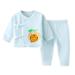6 Piece Set Toddler Boy Suit Baby Boys Girls Cotton Sleepwear Animals Cartoon Blouse Tops Cute Pant Trousers Outfits Set Clothes 2PCS Color Two Piece Outfit
