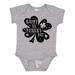 Inktastic Happy St. Patrick s Day Shamrock Silhouette in Black Boys or Girls Baby Bodysuit