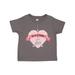 Inktastic Paris Oo-la-la with Eiffel Tower and Flowers in Pink Heart Boys or Girls Toddler T-Shirt