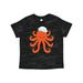 Inktastic Orange Octopus Cute Sea Creature Nautical Boys or Girls Toddler T-Shirt