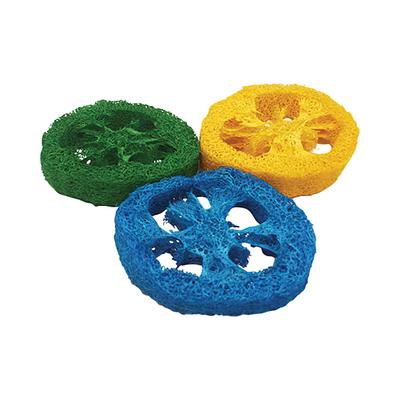A&E Cage Company Nibbles Loofah Slices Small Animal Treats, 0.07 lb.
