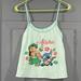 Disney Tops | Disney Lilo & Stitch Cami Tank Top Women's Size L | Color: Blue/Green | Size: L