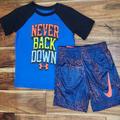 Under Armour Matching Sets | Nike * Under Armour Set | Color: Blue | Size: 5b