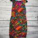 Anthropologie Dresses | Anthropologie Fish Fry Glass Glow Shift Dress | Color: Orange/Pink | Size: S