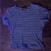 Brandy Melville Tops | Brandy Melville Striped Croptop | Color: Blue/Red | Size: M